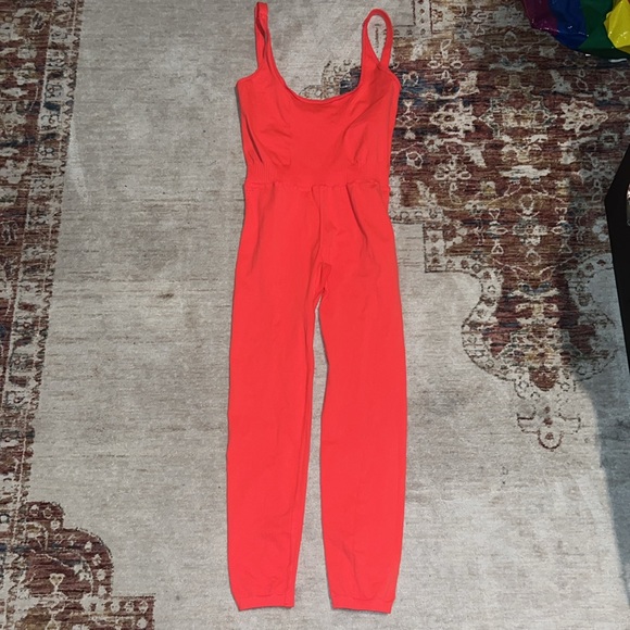 FP Movement by Free People Pants - NWOT FP MOVEMENT GOOD KARMA ONESIE SIZE MEDIUM/LARGE CHERRY TOMATO